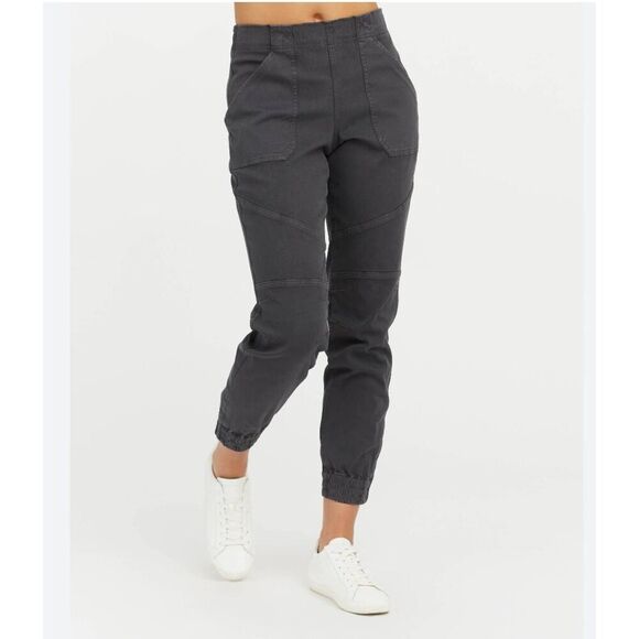 Spanx Stretch Twill Cargo Jogger Size Medium NWT - Picture 1 of 9